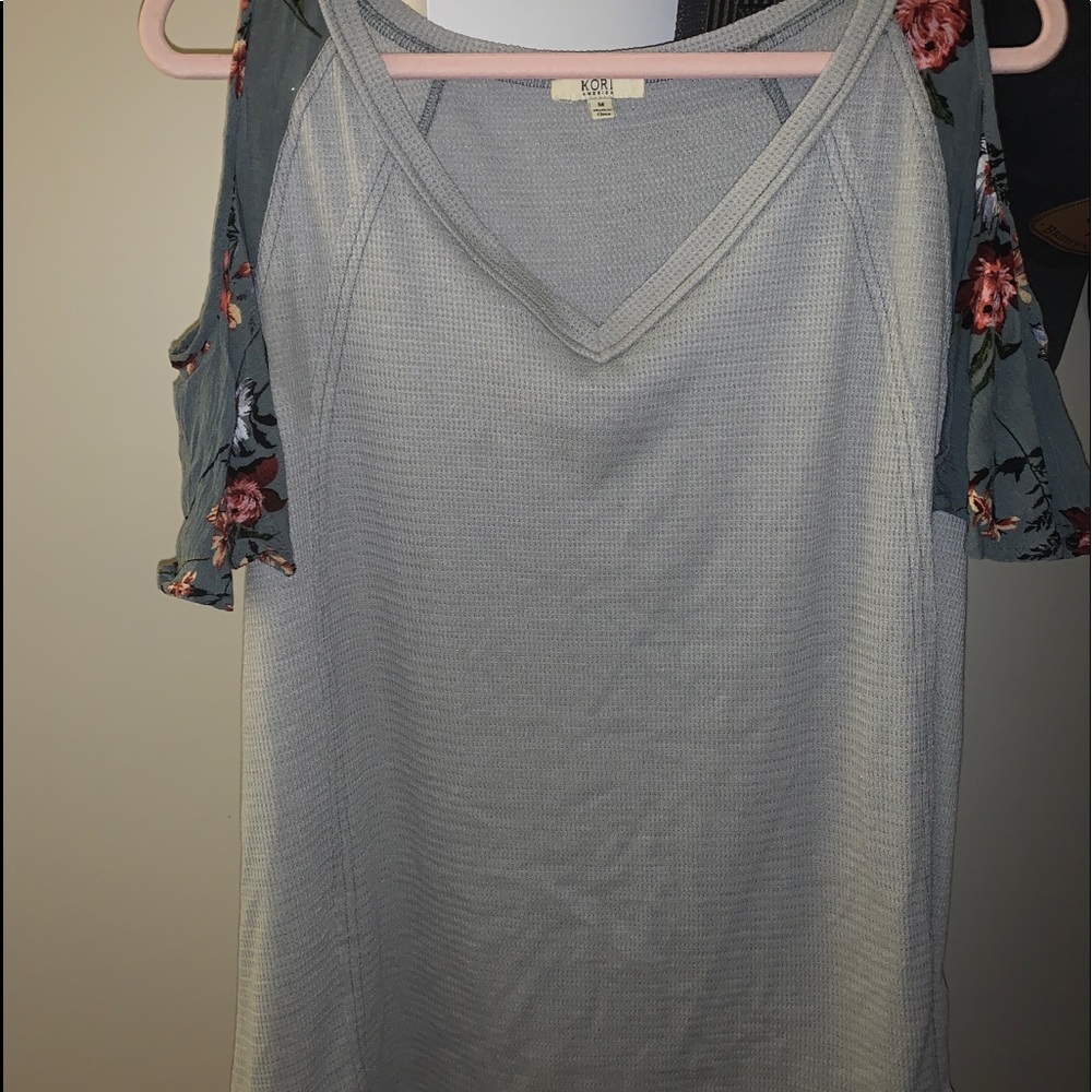 Kori Cold Shoulder Blouse